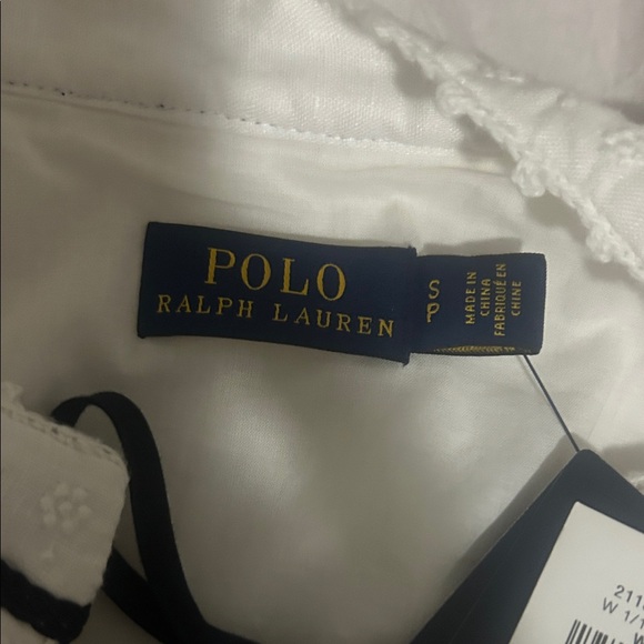 Polo by Ralph Lauren White Jacket with Black Accents - Picture 9 of 16